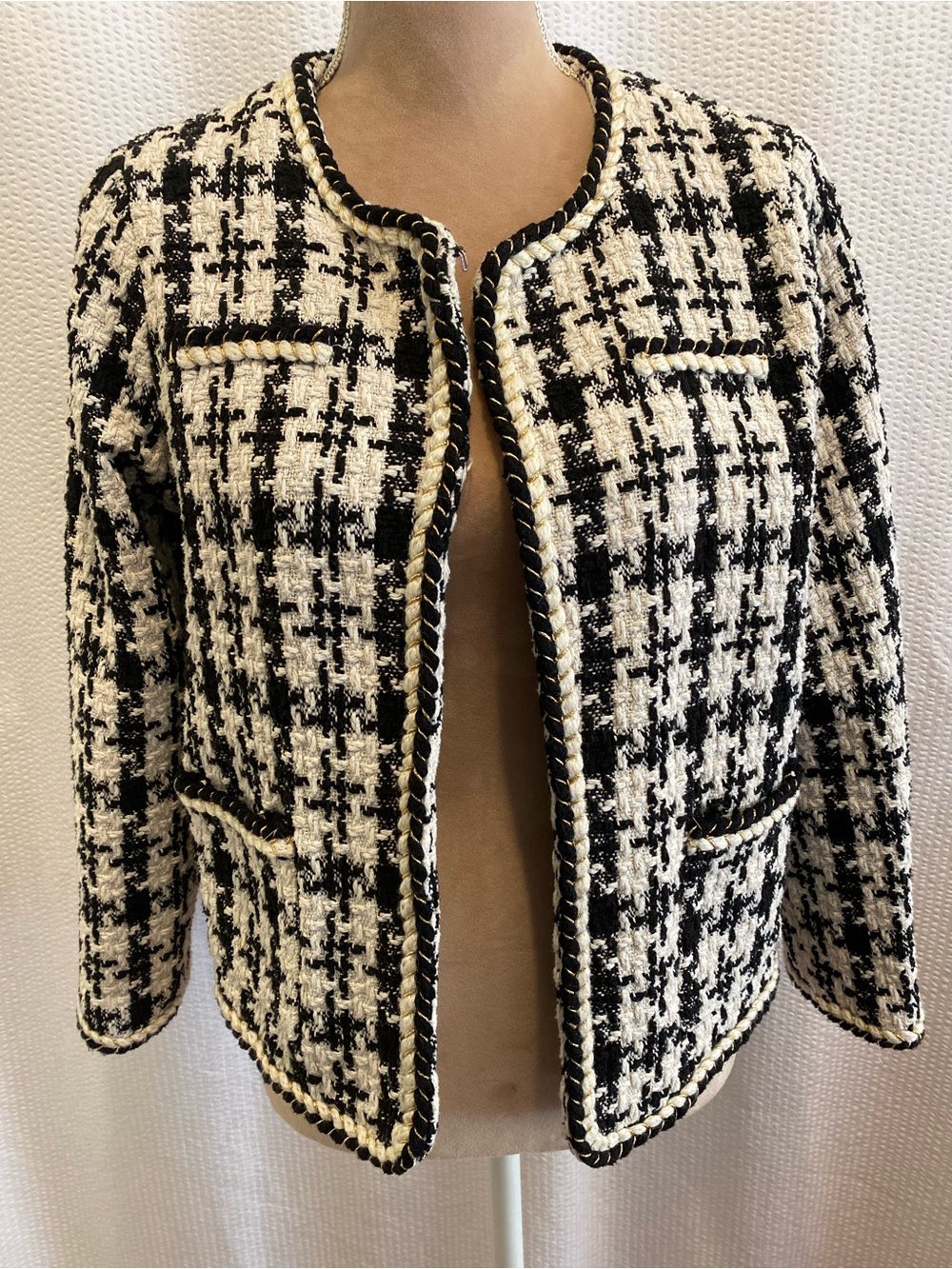 21 Years Black & Cream boucle Jacket